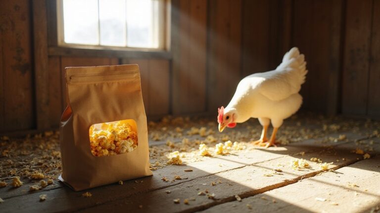 chickens can eat popcorn