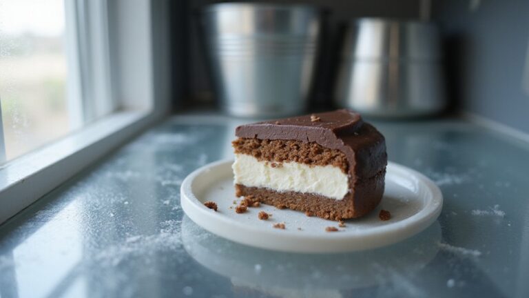 ice cream cake storage duration