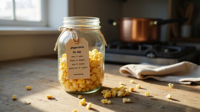 precise popcorn oil ratio