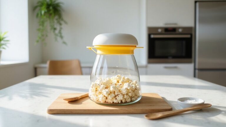 using microwave popcorn maker